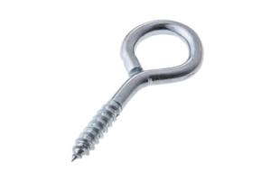Screw Eye Zinc Plated 75mm x 18g (Qty: 10)