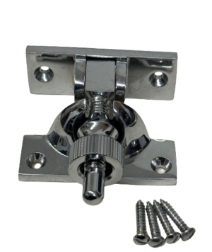 Sash Window Fastener Chrome Brighton Pre Packed (40416P)