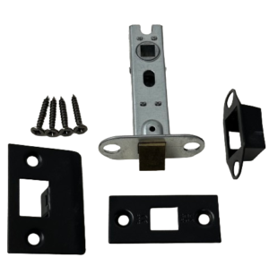 Tubular Latch Black 75mm (30307)