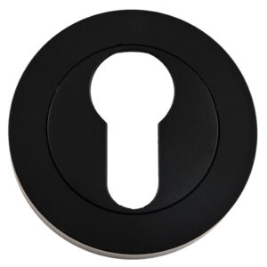Euro Profile Escutcheon Black - 2 Pack