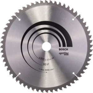 Bosch Optiline Wood for Mitre Saw Blade ø305 x 2.5 x 30mm, 60 Teeth
