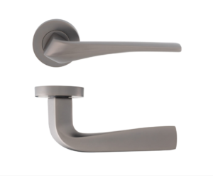 Eclipse Lanza lever on Rose Door Handle