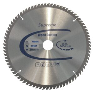 Supreme TCT Circular Saw Blade ø190 x 2.4 x 30mm