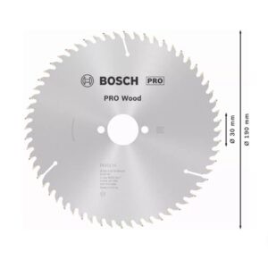 BOSCH Pro Wood Circular Saw Blade ⌀190 x 2.6 x 30mm