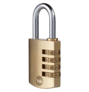 Yale Standard Security Brass Combination Padlock 40mm