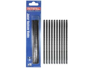 Faithfull Junior Hacksaw Replacement Blades x10