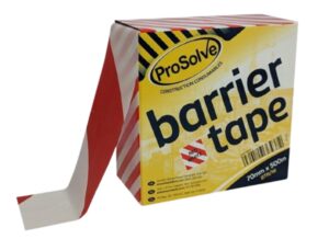Prosolve Barrier Tape 70mm x 500m - Red/White
