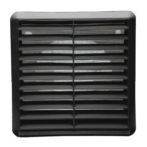 100mm Rigid Duct Outlet Louvered Grille With Flyscreen