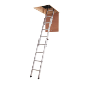 Werner Easiway Loft Ladder 3 Section Aluminium 9'10"